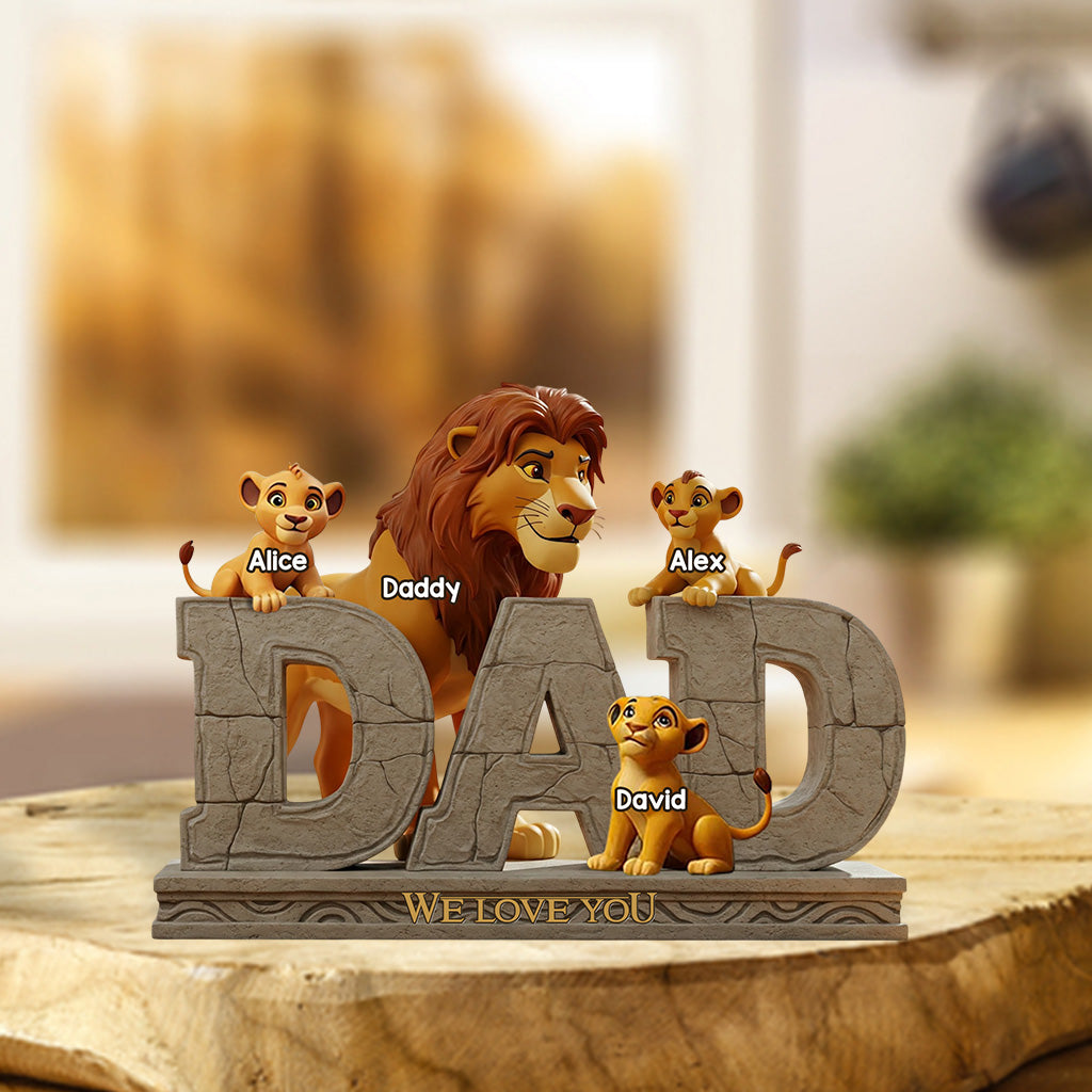 Best Dad Ever - Personalized Father Custom Shaped Acrylic Plaque