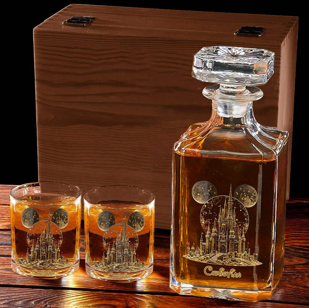 Magical Castle - Personalized Mouse Whiskey Glass