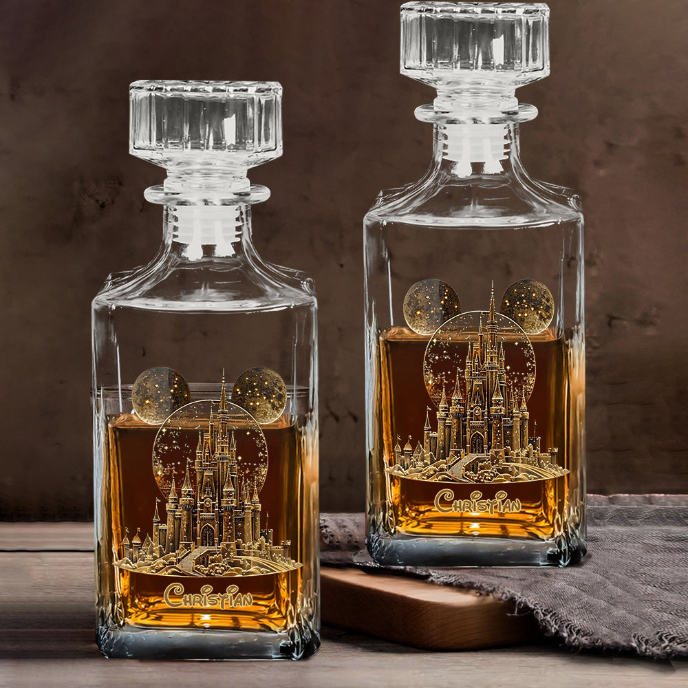 Magical Castle - Personalized Mouse Whiskey Glass