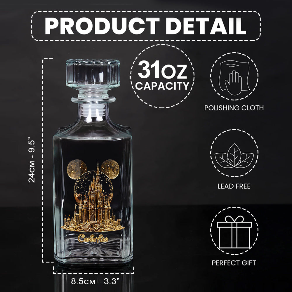 Magical Castle - Personalized Mouse Whiskey Glass