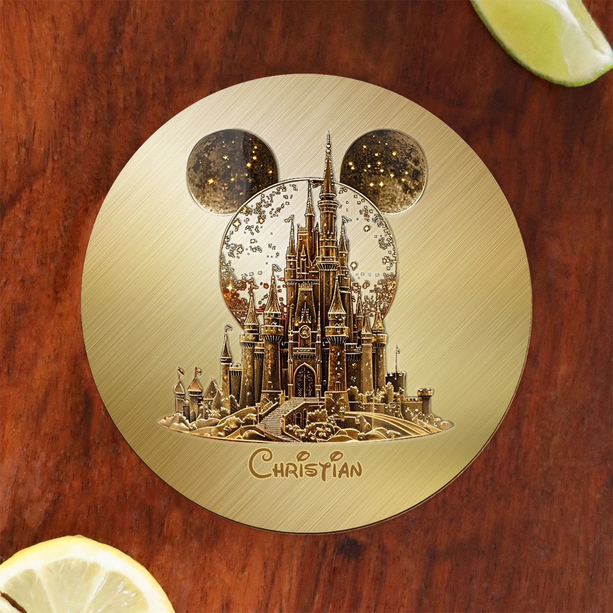 Magical Castle - Personalized Mouse Whiskey Glass