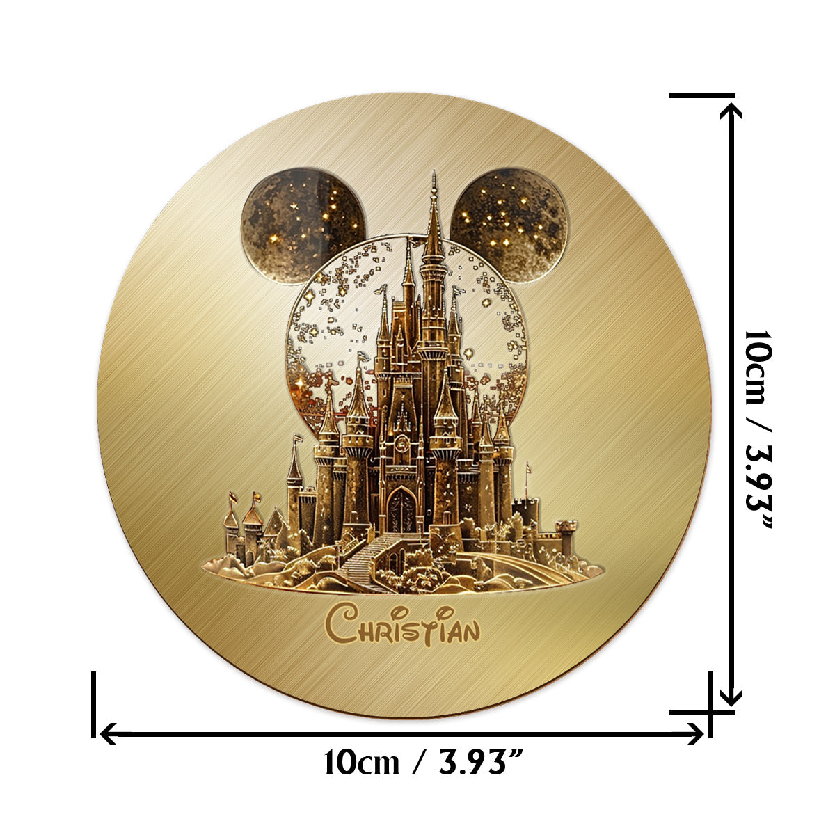 Magical Castle - Personalized Mouse Whiskey Glass