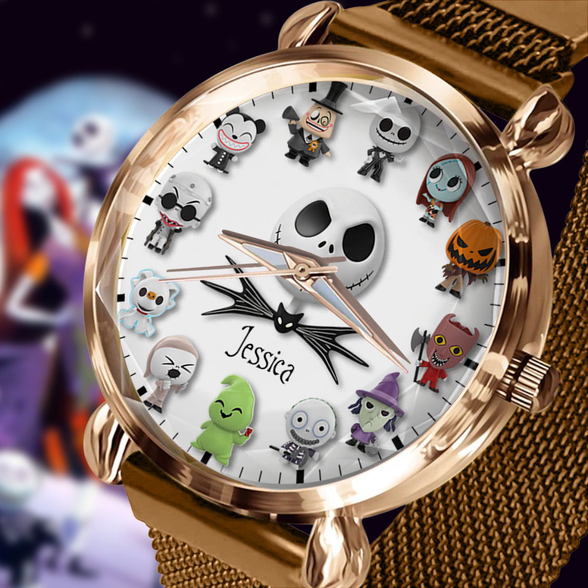 The Nightmare Before Christmas - Personalized Nightmare Women Hand Watch