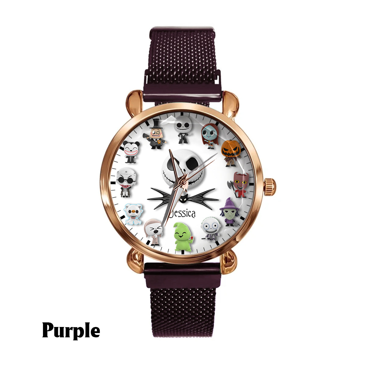 The Nightmare Before Christmas - Personalized Nightmare Women Hand Watch