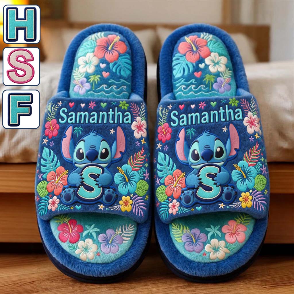 Ohana Means Family - Personalized Ohana Open-Toe Slippers