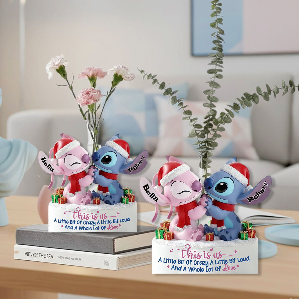 This Is Us - Personalized Ohana Custom Shape Acrylic Flower Vase