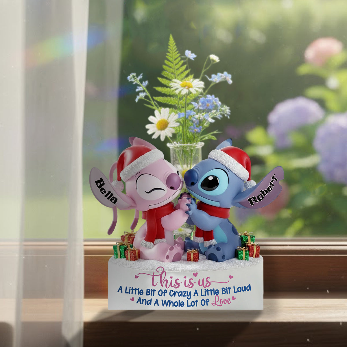 This Is Us - Personalized Ohana Custom Shape Acrylic Flower Vase