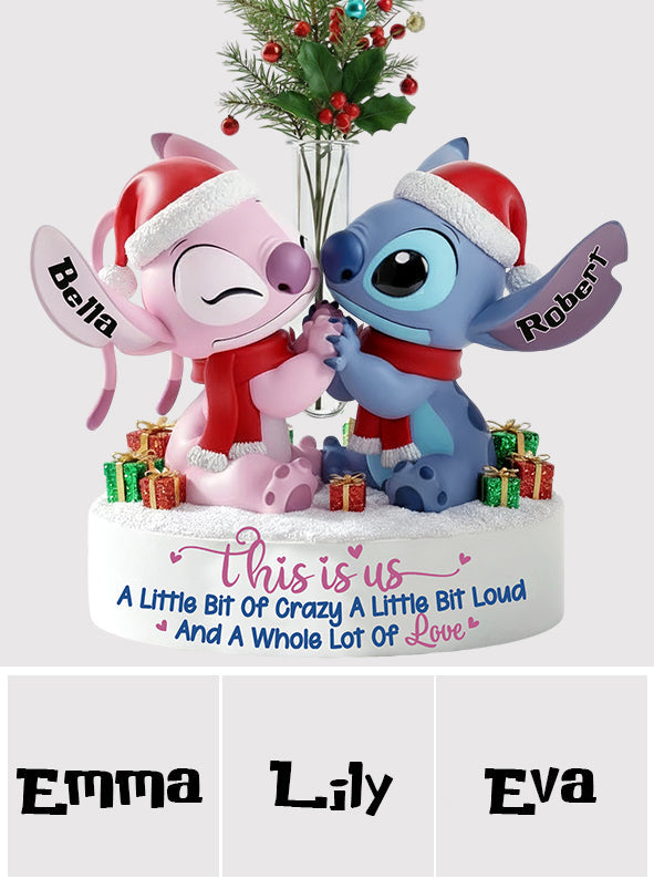 This Is Us - Personalized Ohana Custom Shape Acrylic Flower Vase