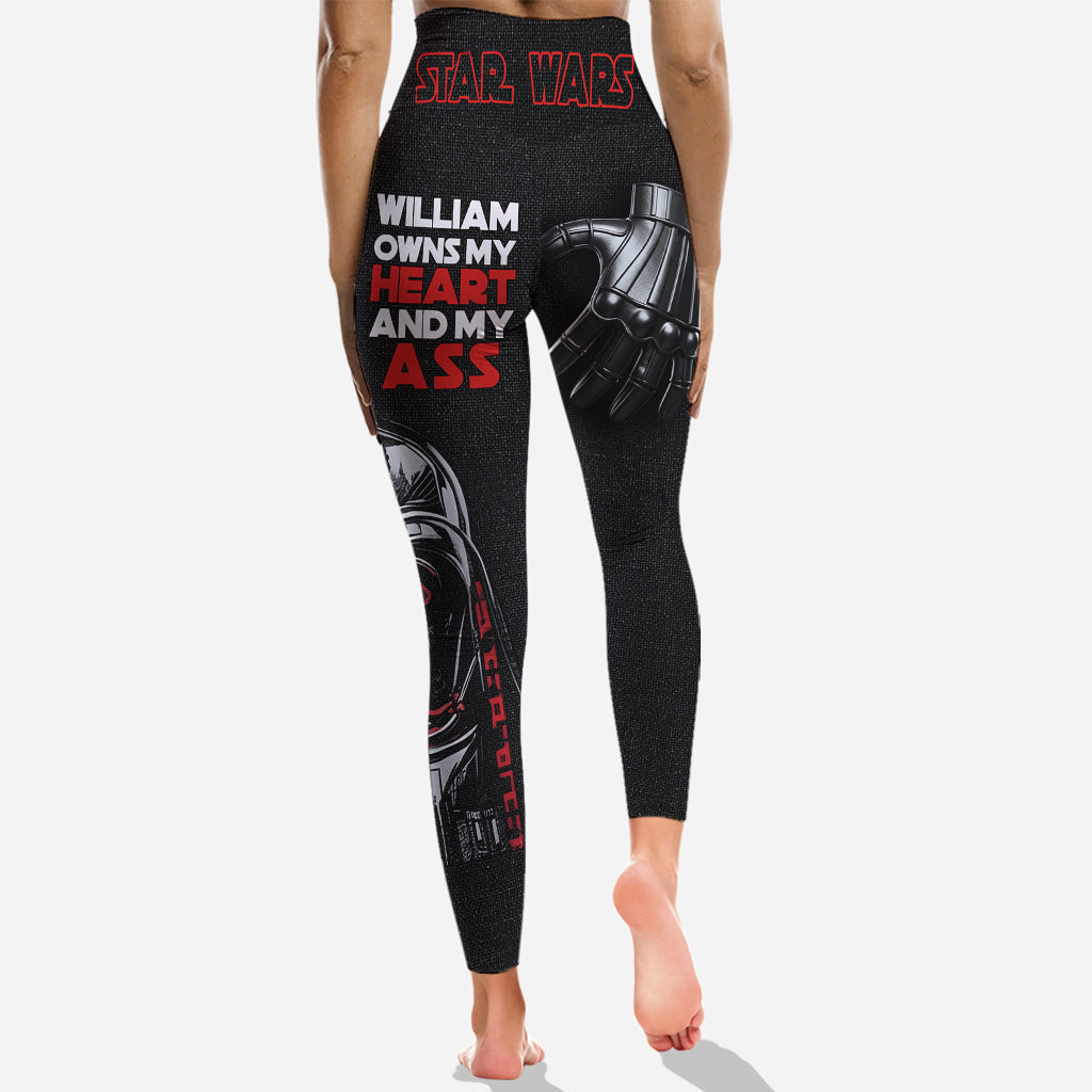 Owns My Heart - Personalized The Force Hoodie and Leggings