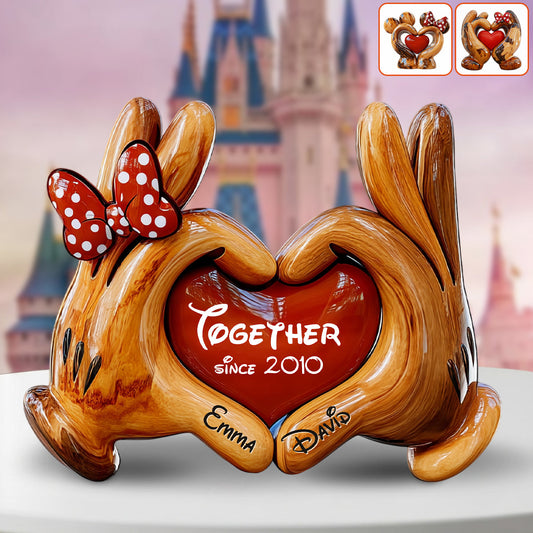 Together Since - Personalized Mouse Custom Shaped Acrylic Plaque