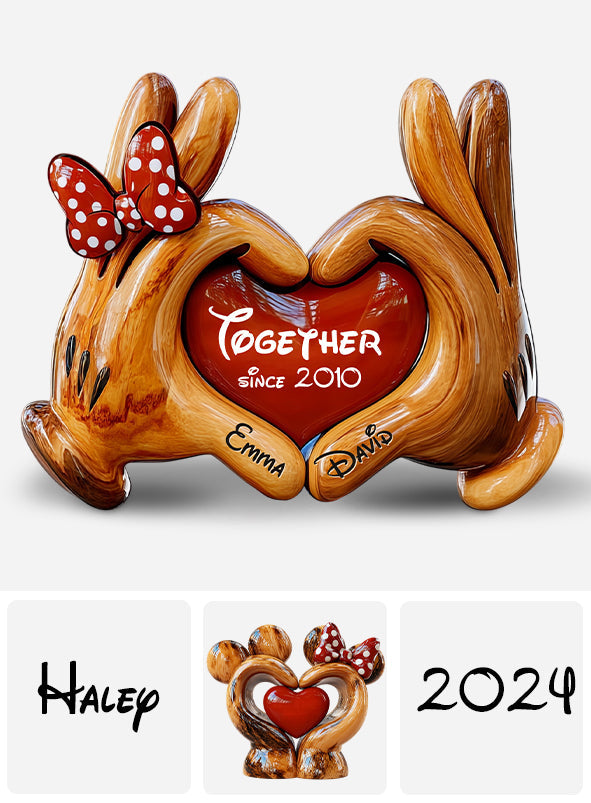 Together Since - Personalized Mouse Custom Shaped Acrylic Plaque