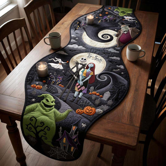 Halloween Nightmare - Personalized Nightmare Custom Shape Table Runner