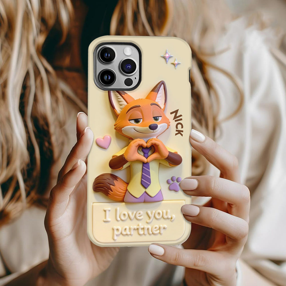I Love You - Personalized Couple Full Print Phone Case