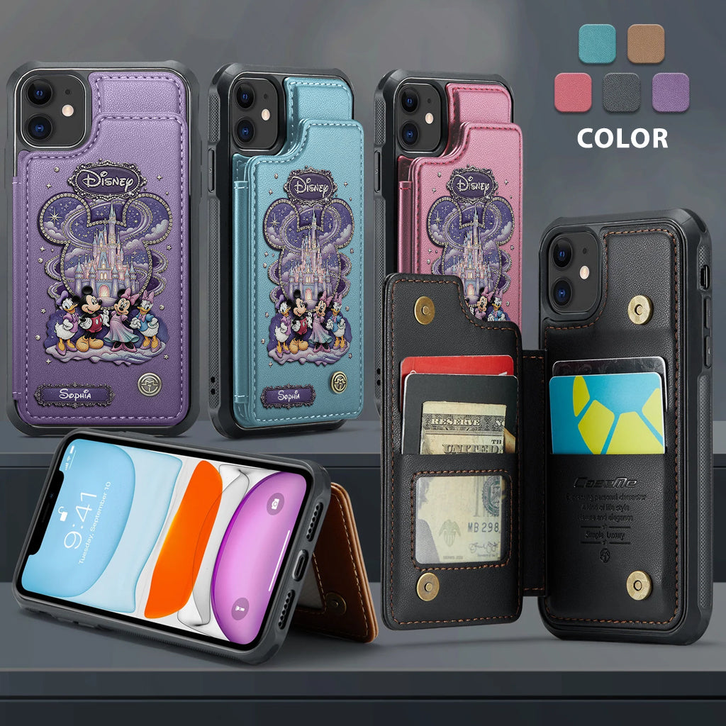 Magical World - Personalized Mouse Wallet Phone Case