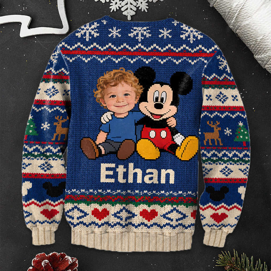Kid's Friends - Personalized Mouse Ugly Sweater