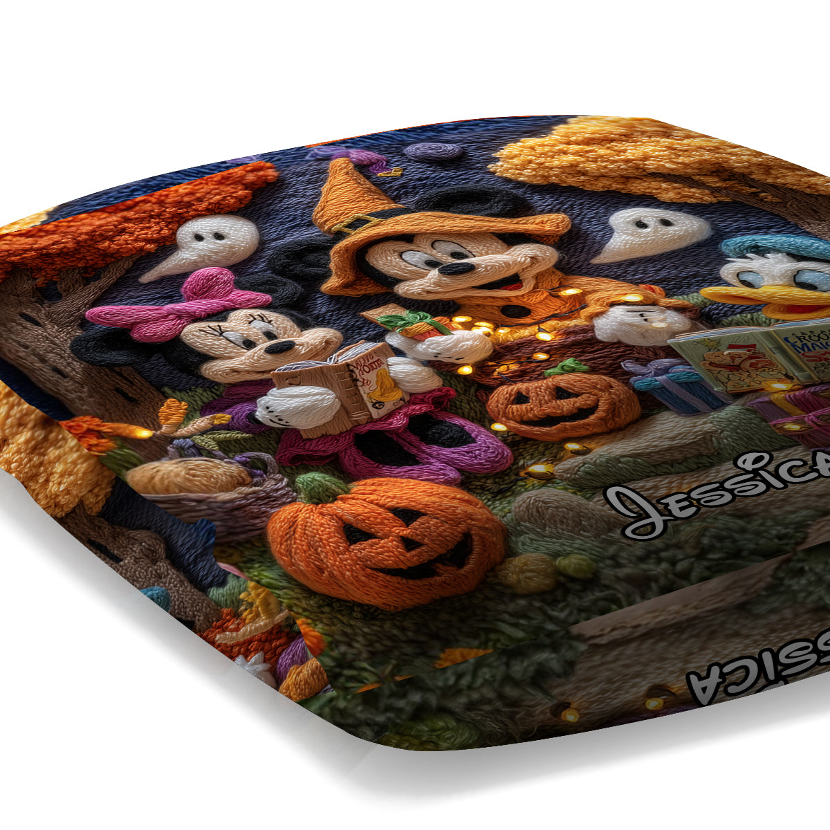 Magic Land - Personalized Mouse Throw Pillow