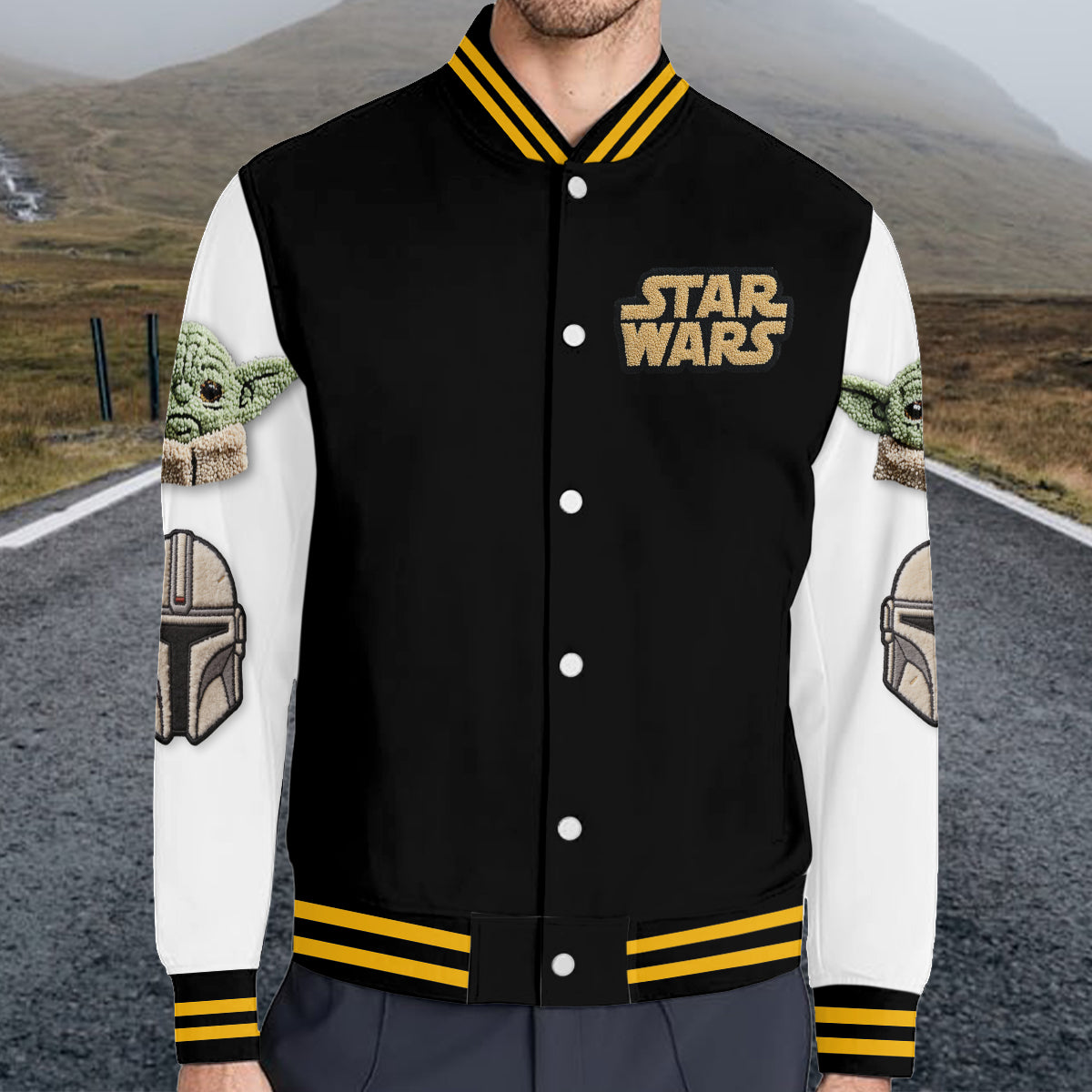 This Is The Way - Personalized The Force Varsity Jacket