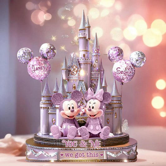 You & Me We Got This - Personalized Mouse Custom Shaped Acrylic Plaque