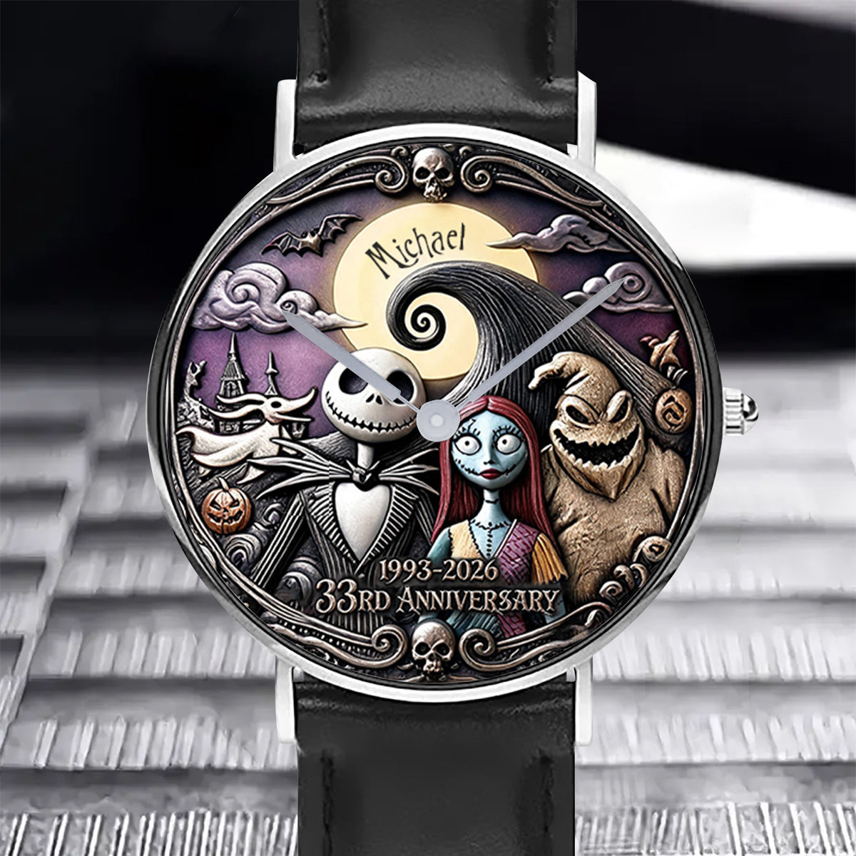 33rd Anniversary - Personalized Nightmare Hand Watch