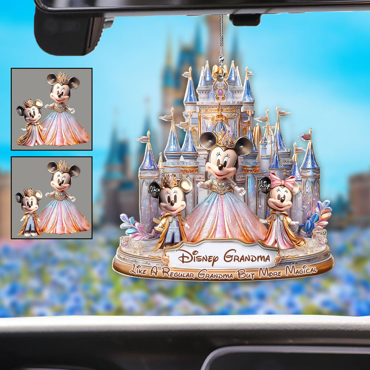 Magic Grandma - Personalized Mouse Car Ornament