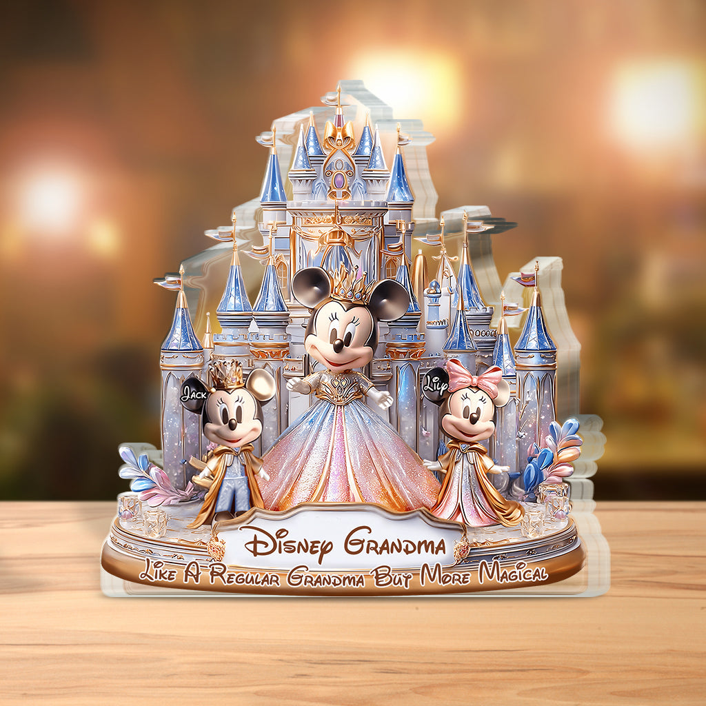 Magic Grandma - Personalized Mouse Custom Shaped Acrylic Plaque