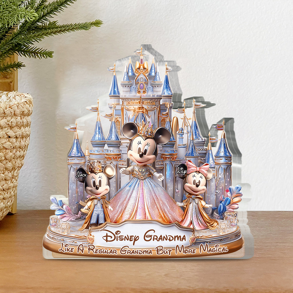Magic Grandma - Personalized Mouse Custom Shaped Acrylic Plaque
