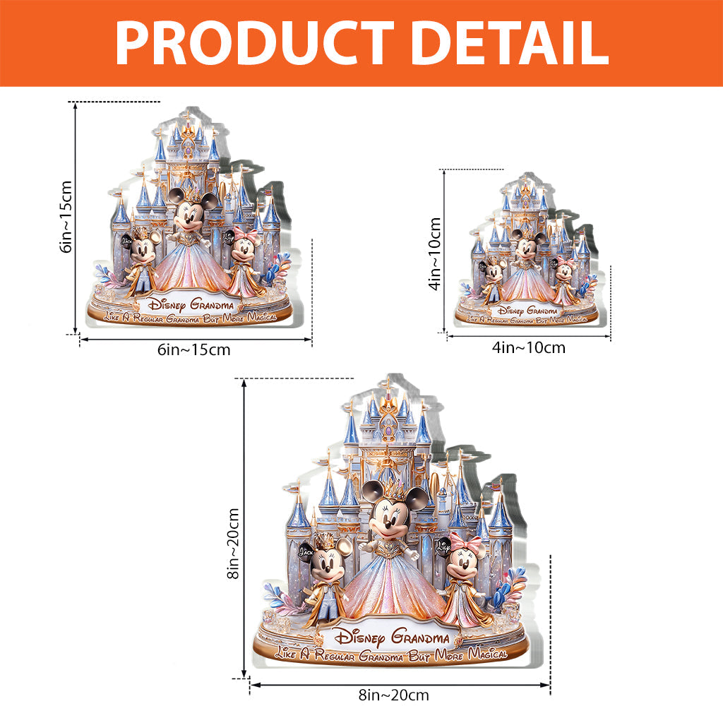 Magic Grandma - Personalized Mouse Custom Shaped Acrylic Plaque