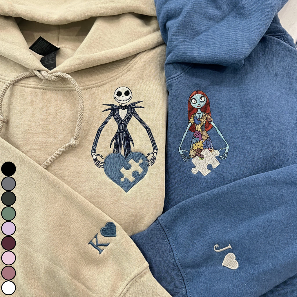 Nightmare Couple Matching Hoodie - Personalized Nightmare All Over Shirt