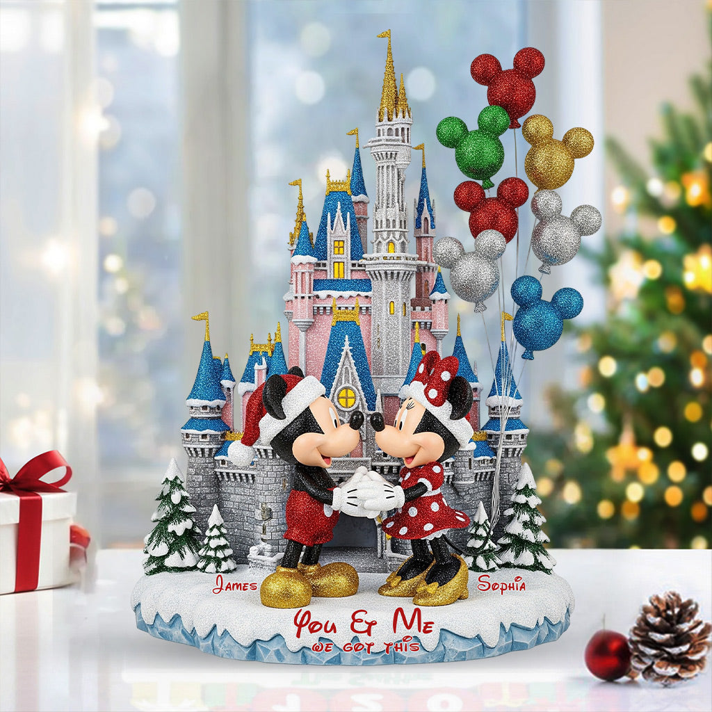 You & Me We Got This - Personalized Mouse Custom Shaped Acrylic Plaque