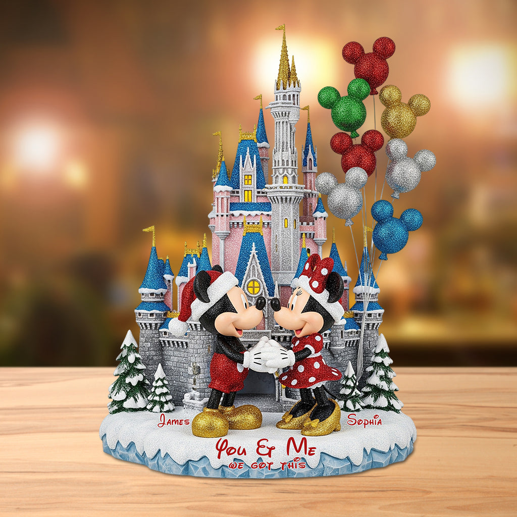 You & Me We Got This - Personalized Mouse Custom Shaped Acrylic Plaque