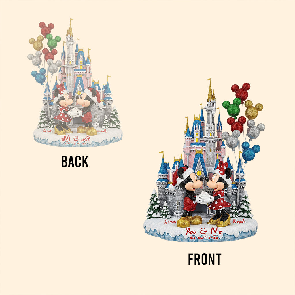 You & Me We Got This - Personalized Mouse Custom Shaped Acrylic Plaque