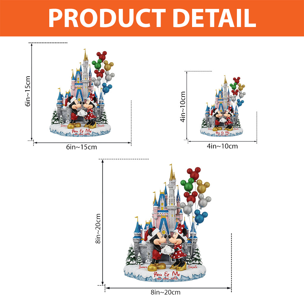 You & Me We Got This - Personalized Mouse Custom Shaped Acrylic Plaque