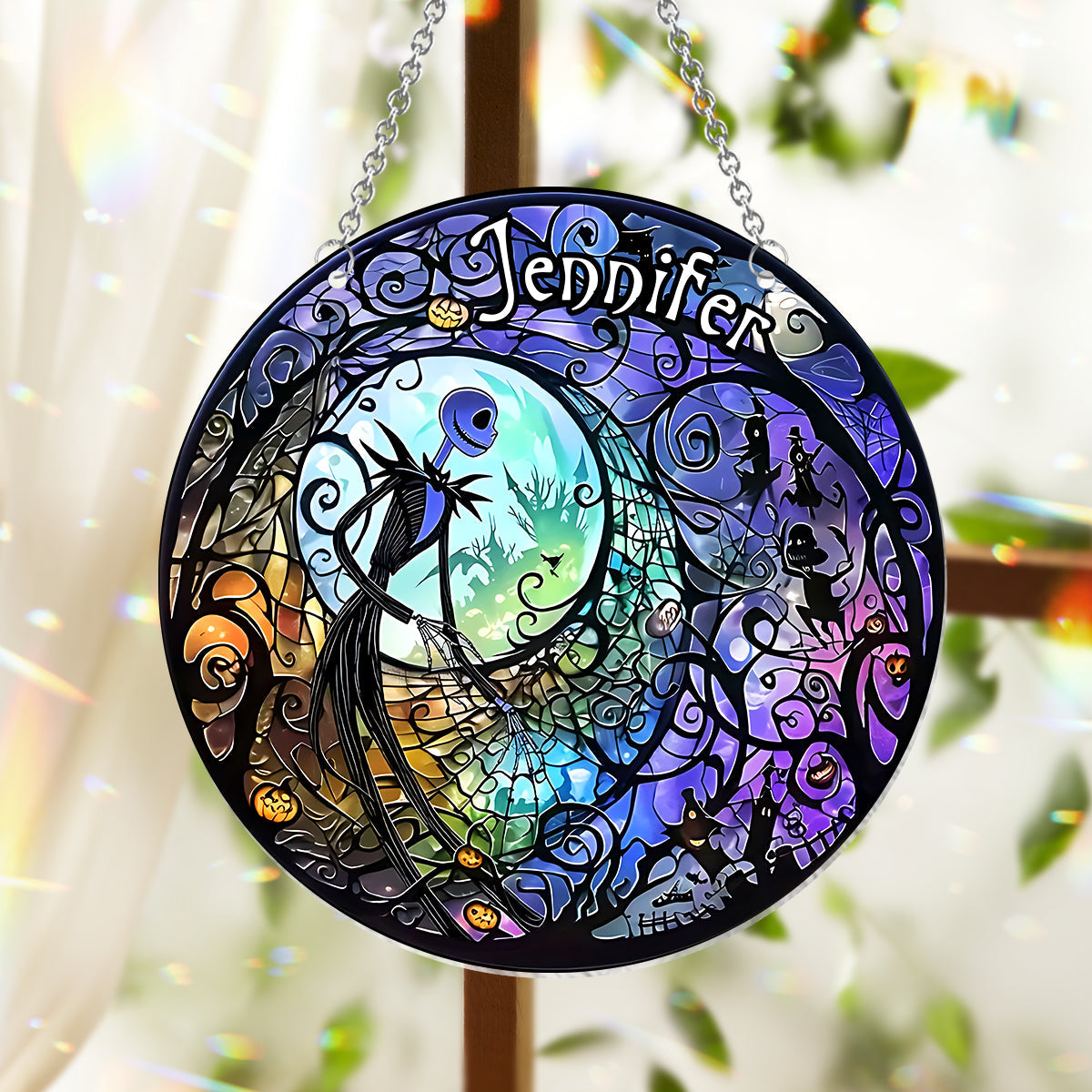 Nightmare - Personalized Nightmare Window Hanging Suncatcher Ornament