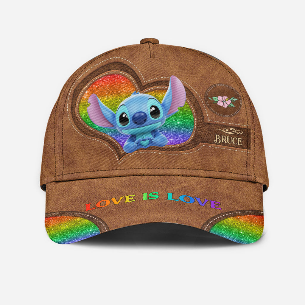 Love Is Love - Personalized LGBT Support Classic Cap