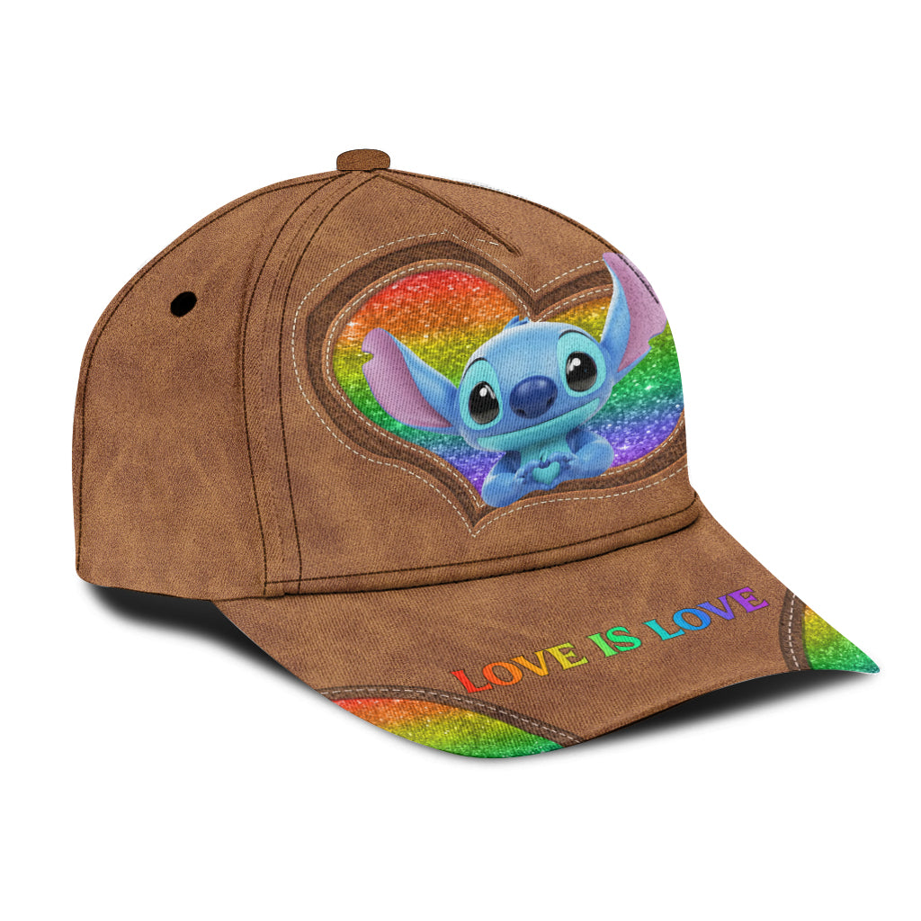 Love Is Love - Personalized LGBT Support Classic Cap