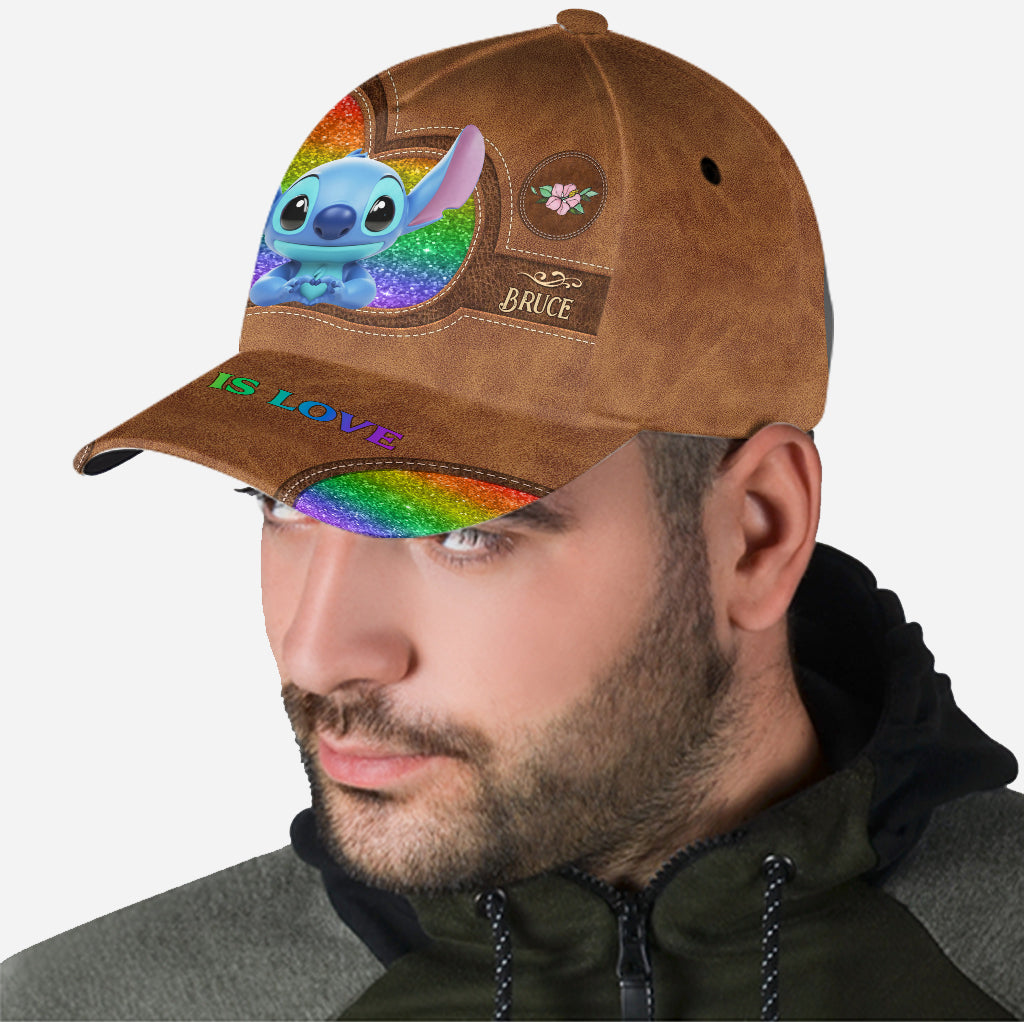 Love Is Love - Personalized LGBT Support Classic Cap