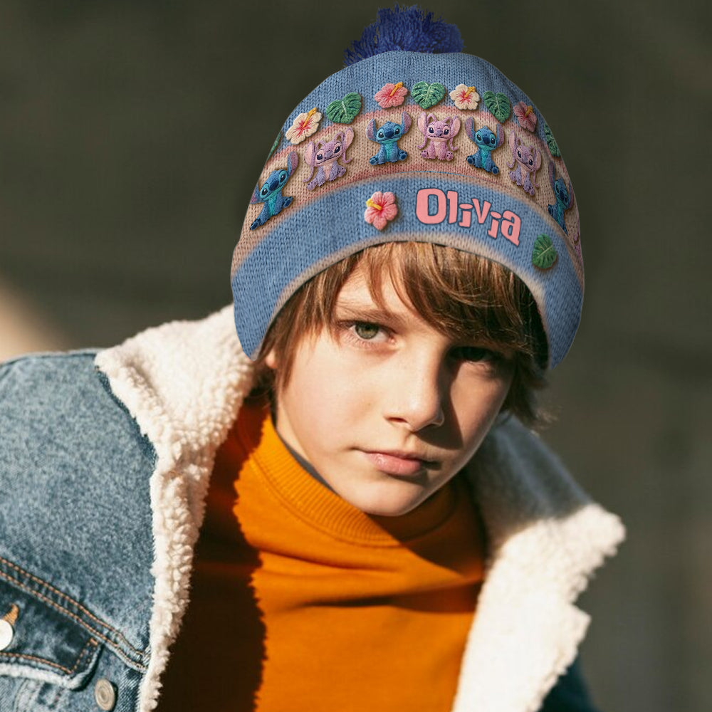 Ohana Vibe - Personalized Ohana Beanie Hat