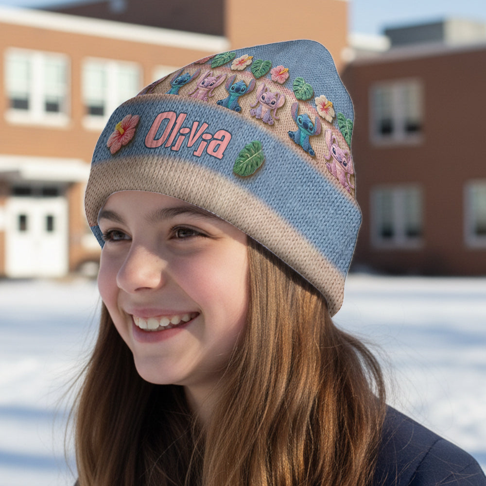 Ohana Vibe - Personalized Ohana Beanie Hat