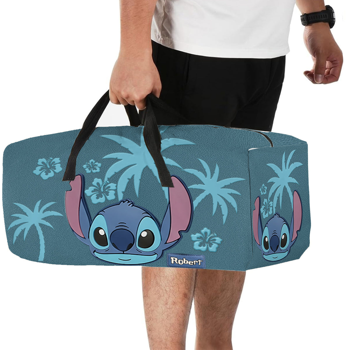 Ohana Alien Custom Name - Personalized Ohana Duffle Bag
