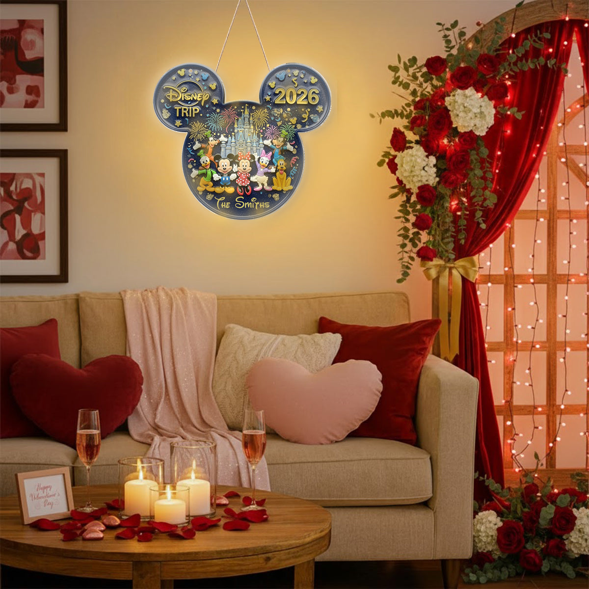 Magical Trips - Personalized Mouse LED Light Acrylic Sign