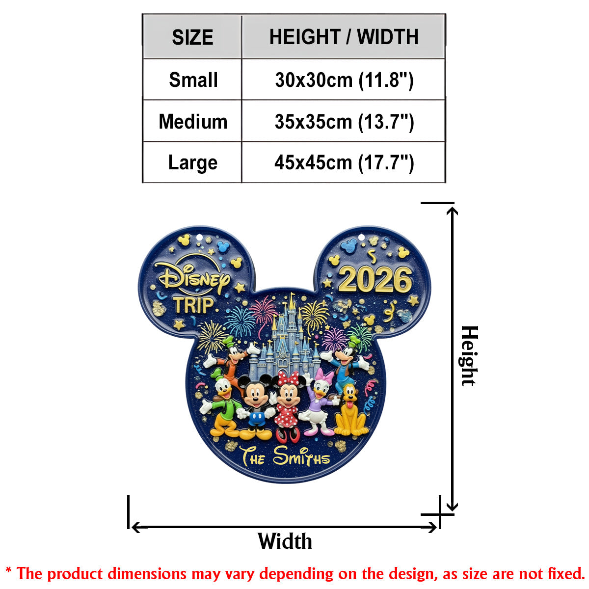 Magical Trips - Personalized Mouse LED Light Acrylic Sign