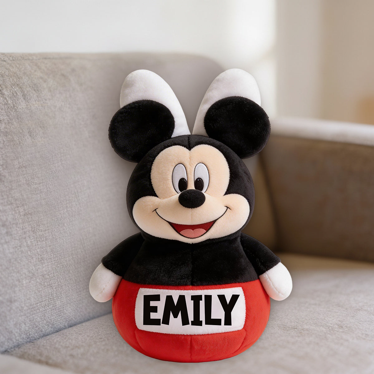 Friends Easter Decor - Personalized Mouse Premium Faux Fur Pillow
