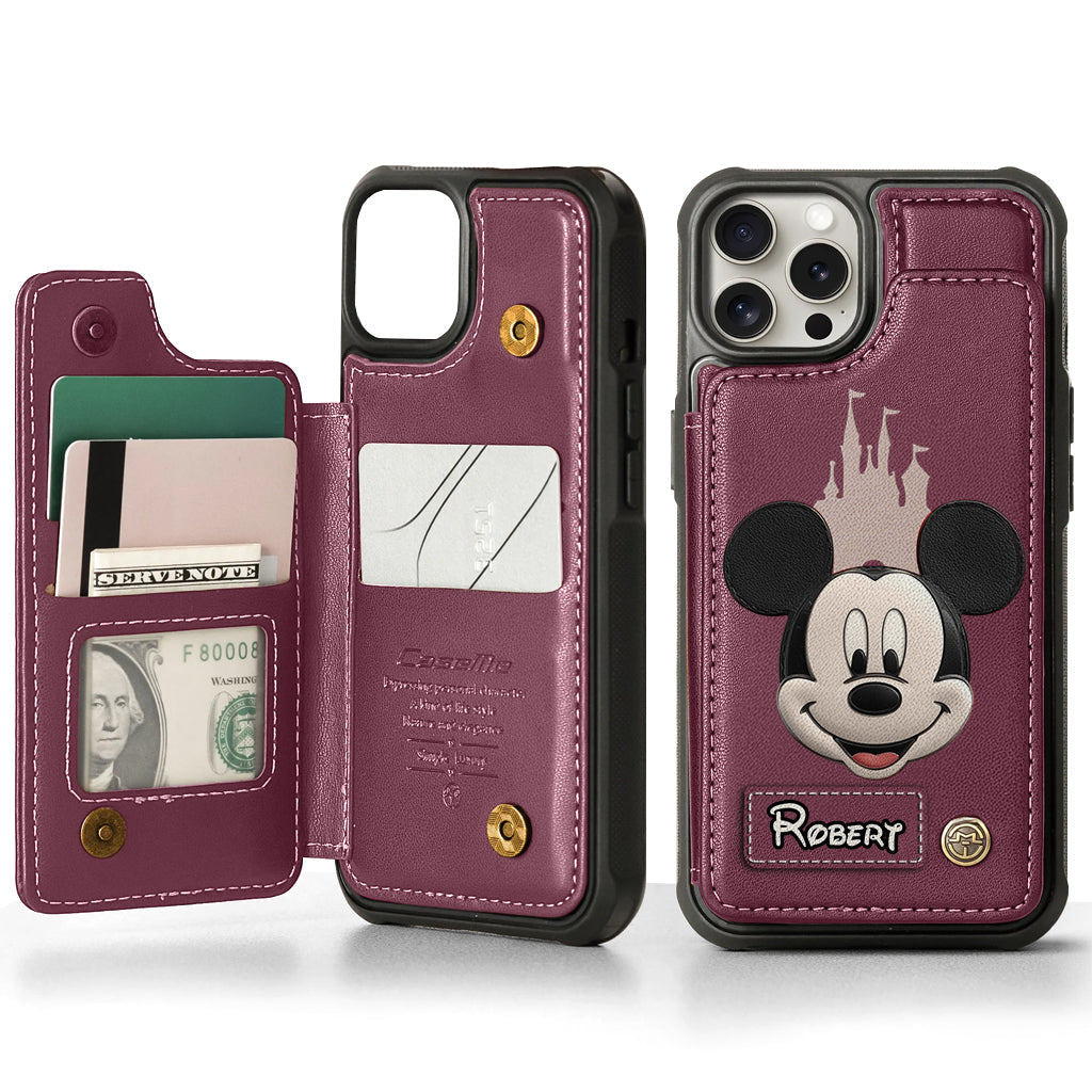 Dream Magic Custom Name - Personalized Mouse Wallet Phone Case