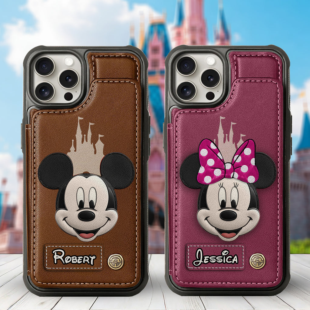 Dream Magic Custom Name - Personalized Mouse Wallet Phone Case