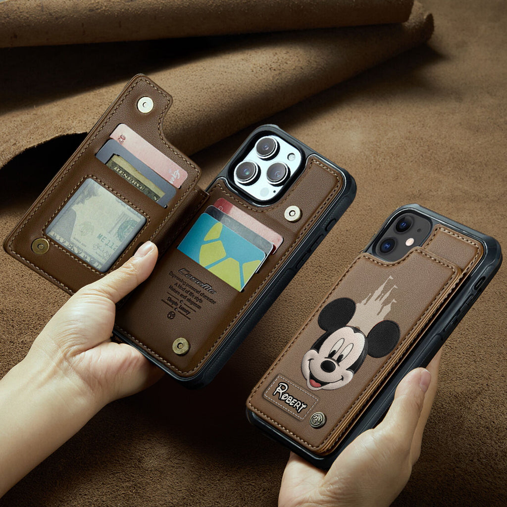 Dream Magic Custom Name - Personalized Mouse Wallet Phone Case