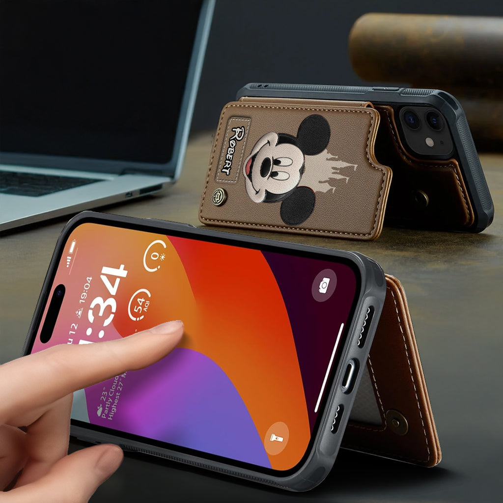 Dream Magic Custom Name - Personalized Mouse Wallet Phone Case