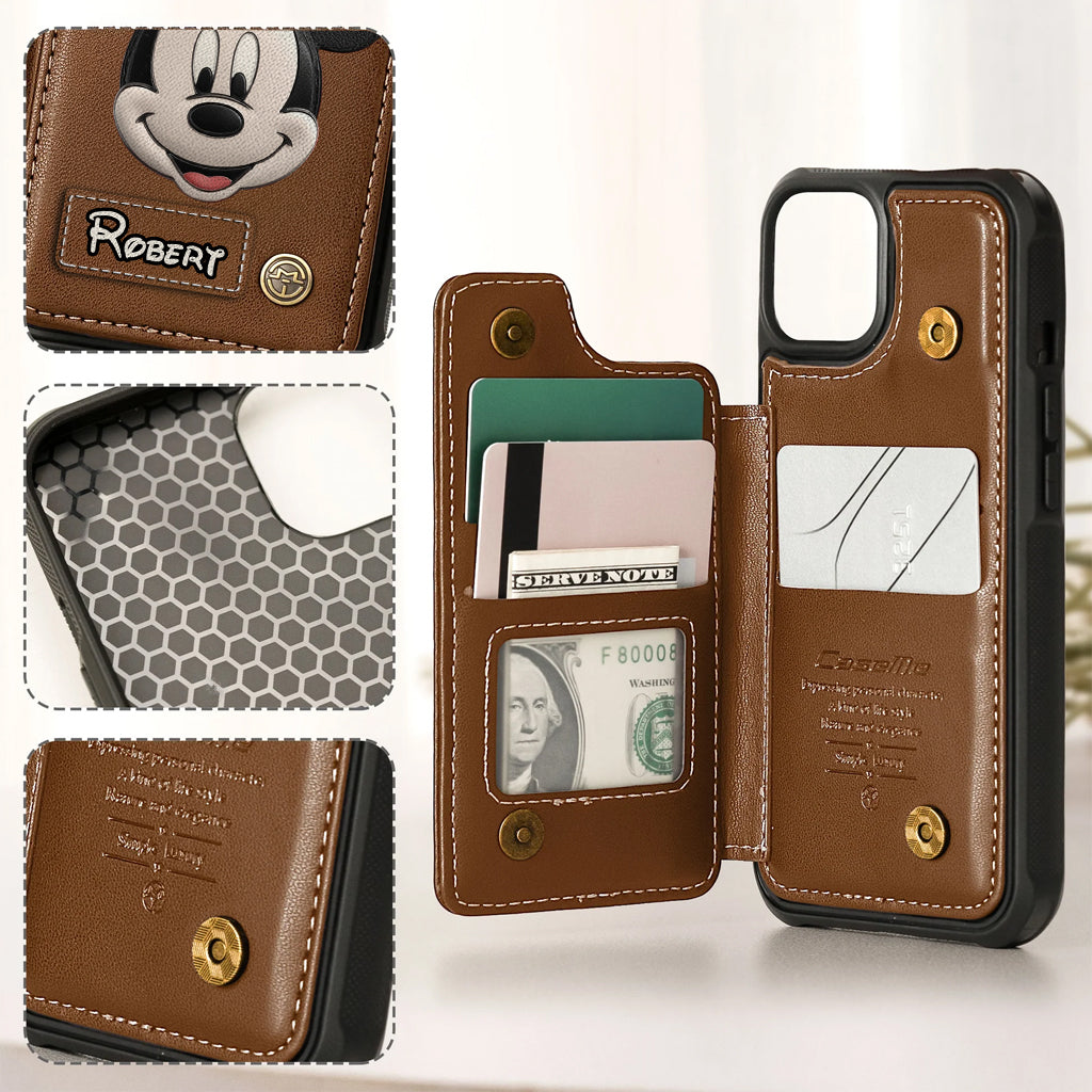 Dream Magic Custom Name - Personalized Mouse Wallet Phone Case