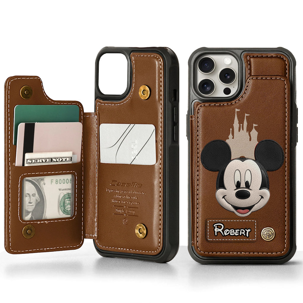 Dream Magic Custom Name - Personalized Mouse Wallet Phone Case