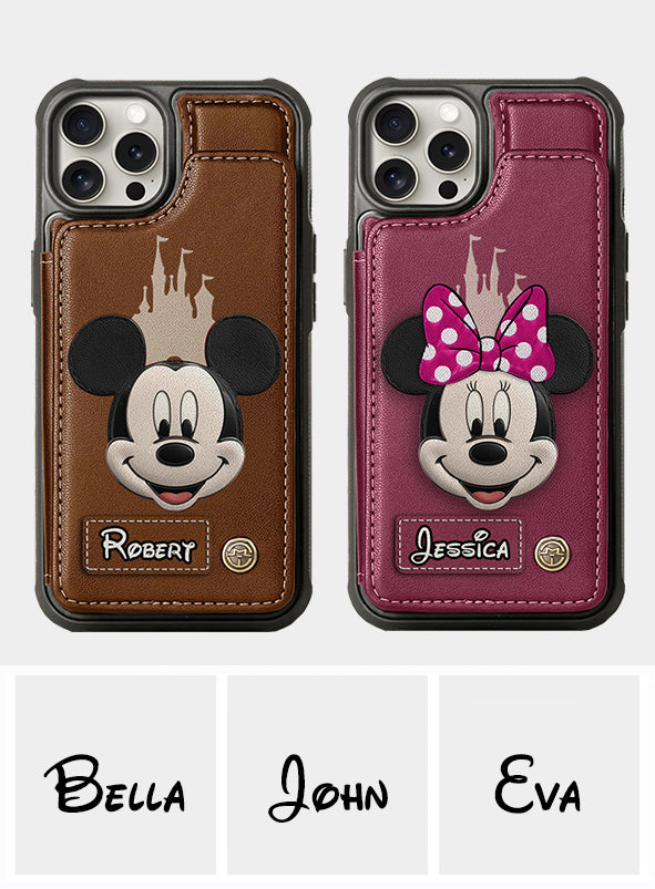 Dream Magic Custom Name - Personalized Mouse Wallet Phone Case