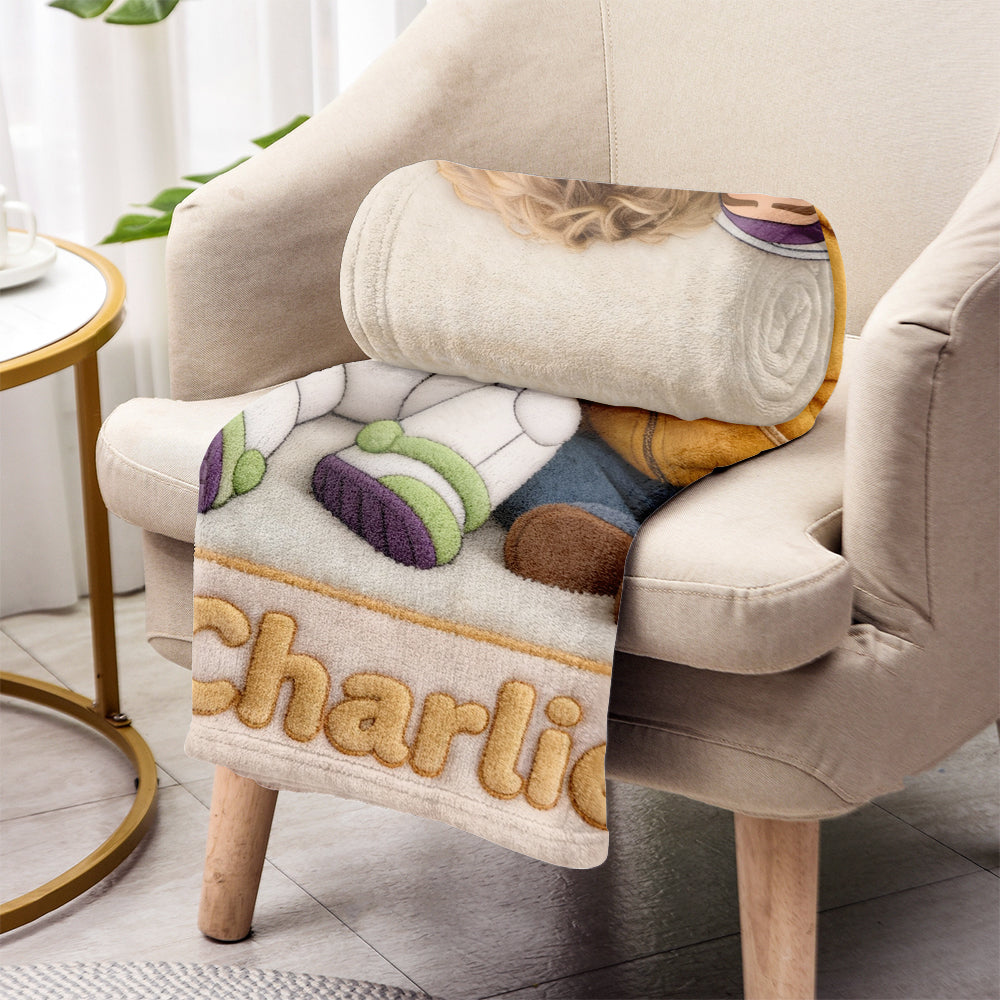 Toy Friends - Personalized Movie For Kids Blanket